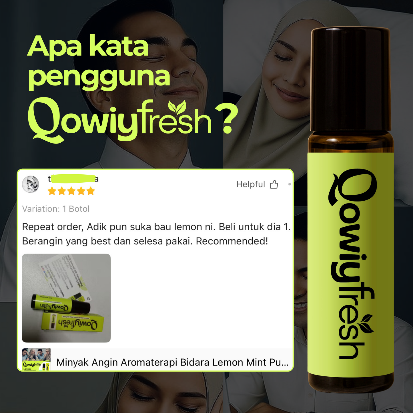 Minyak Aromaterapi Qowiyfresh
