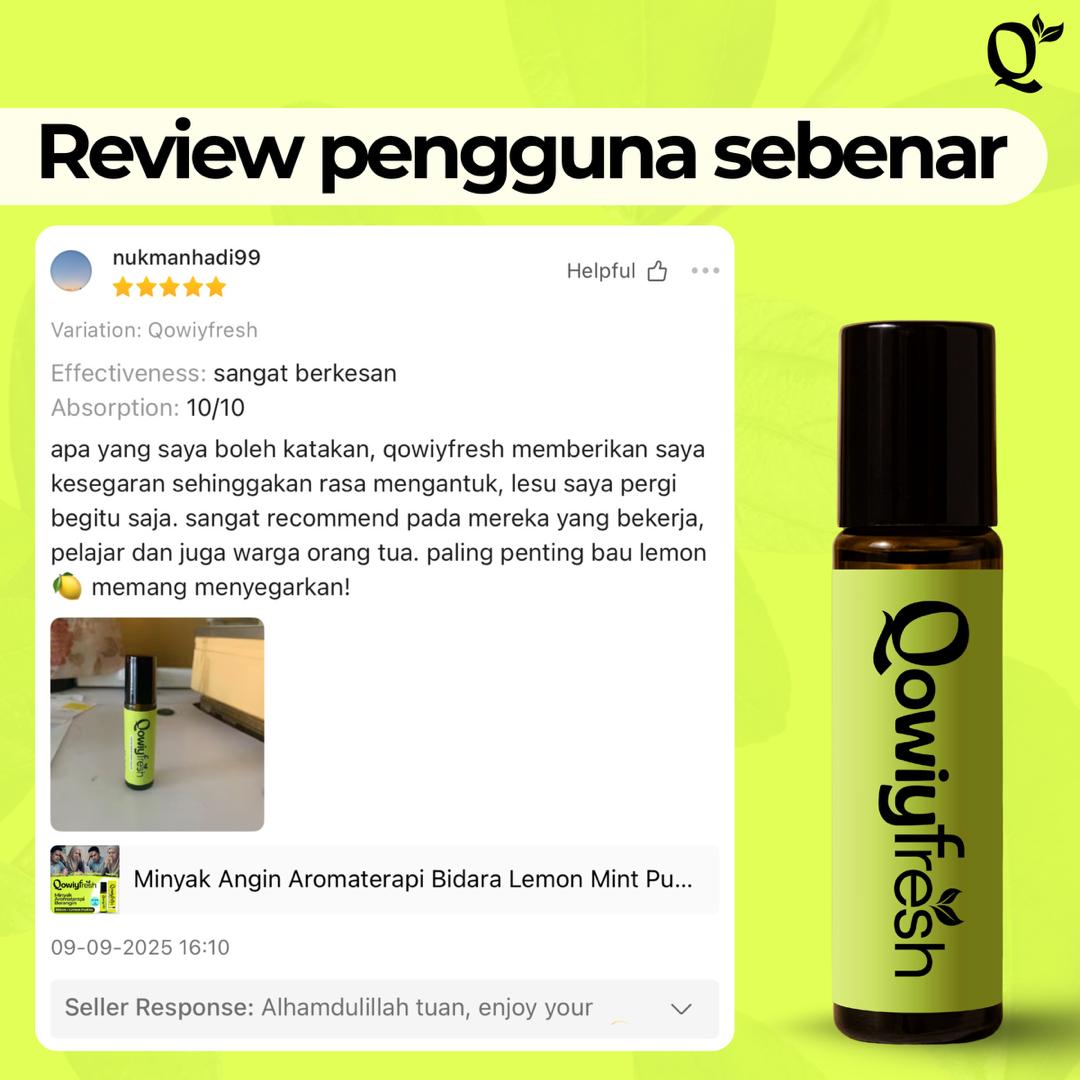 Minyak Aromaterapi Qowiyfresh